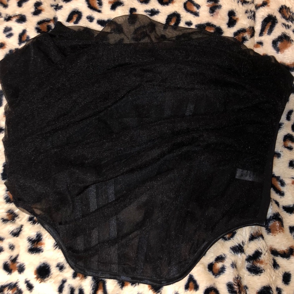 Black corset top